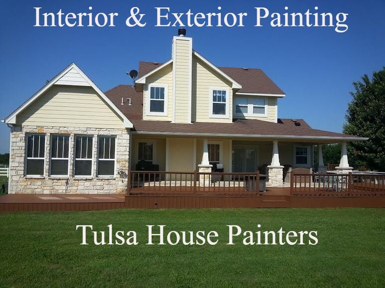 We Specialize in Tulsa Interior Painting & Exterior Residential Painting, Cabinet Painting & Deck Staining serving Tulsa, Broken Arrow
