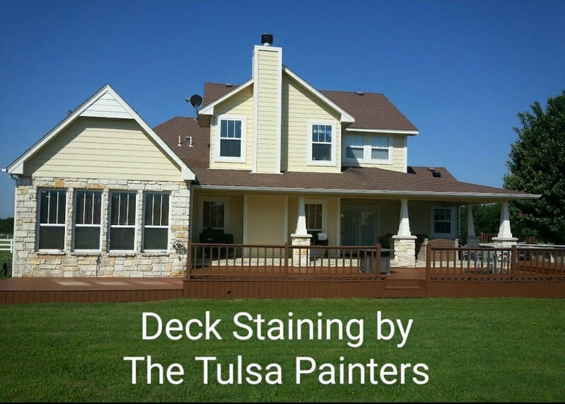  Deck Staining & Fence Staining Serving Tulsa, Broken Arrow and surrounding Areas.